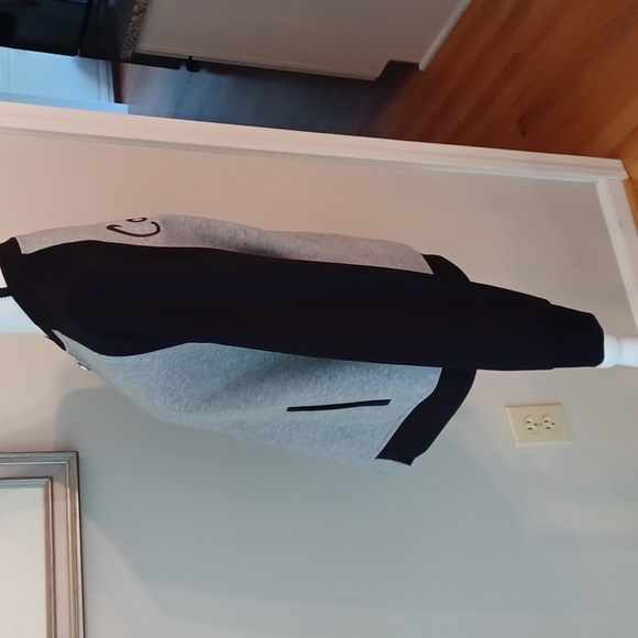 Juicy Couture Black & Gray Full Zip Baseball Jacket Women's L - Picture 11 of 14